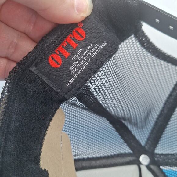 Four And Nine Athleisure Memphis TN Trucker Snapback Hat Cap Black - Picture 7 of 7